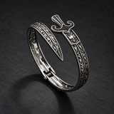 SEYOR men’s sword stainless steel bracelet front view